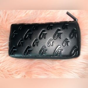 Glamaholic standard monogram black wallet